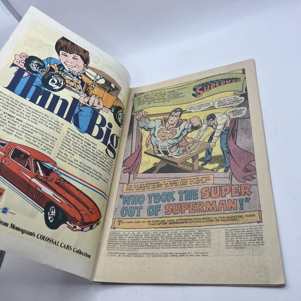 Superman #296 DC Comics 1976 Bronze Age Comic Book, Clark Kent